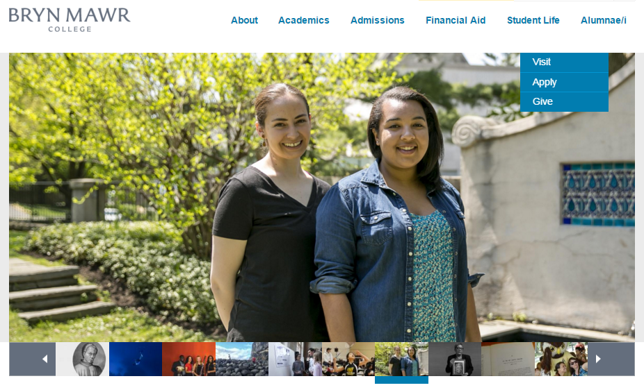 Black at Bryn Mawr on the College website, March 2016.
